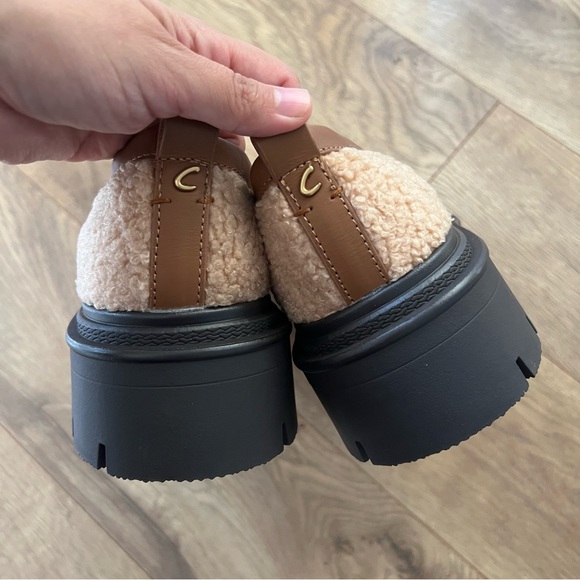 Women's Tan and Brown Loafers - Picture 6 of 10